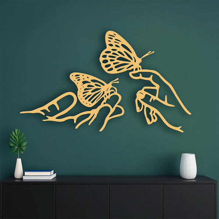 Butterfly Hand Art