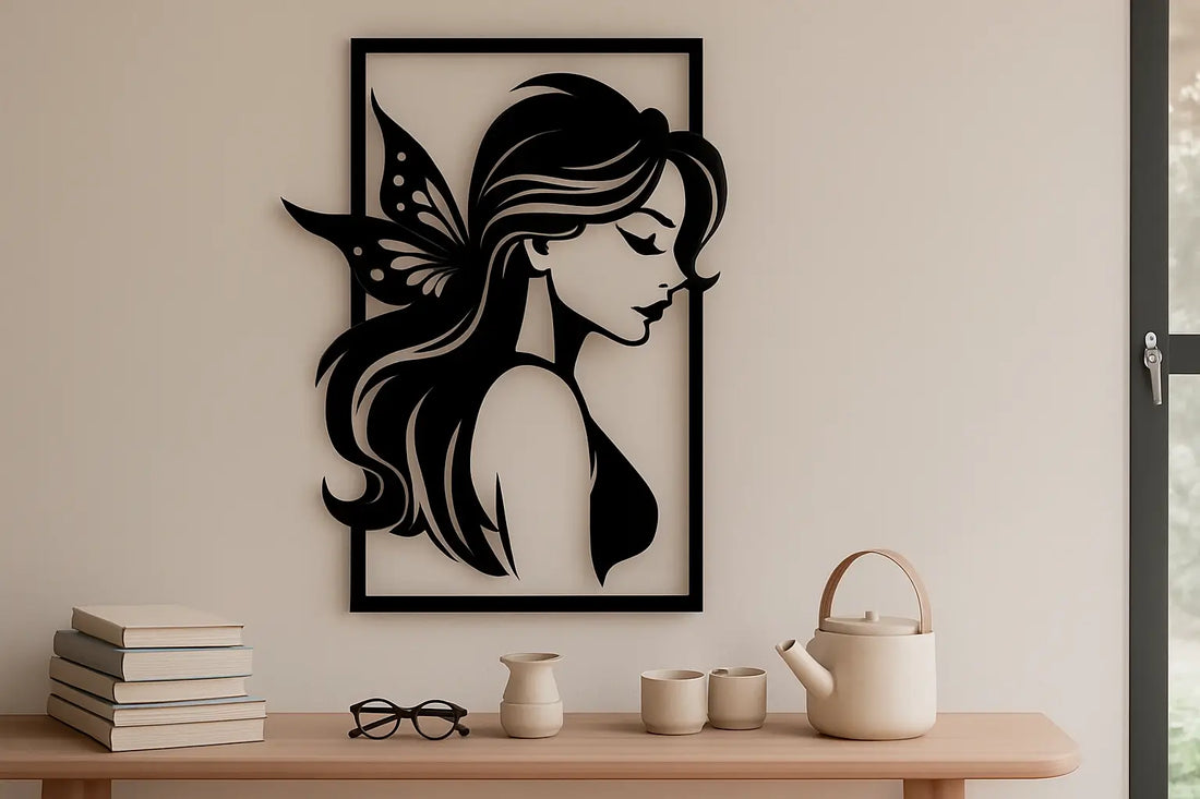 3D BUTTERFLY GIRL FRAME