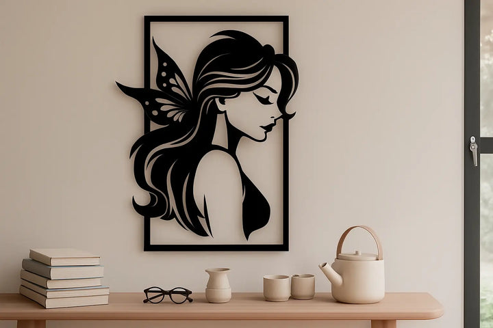 3D BUTTERFLY GIRL FRAME