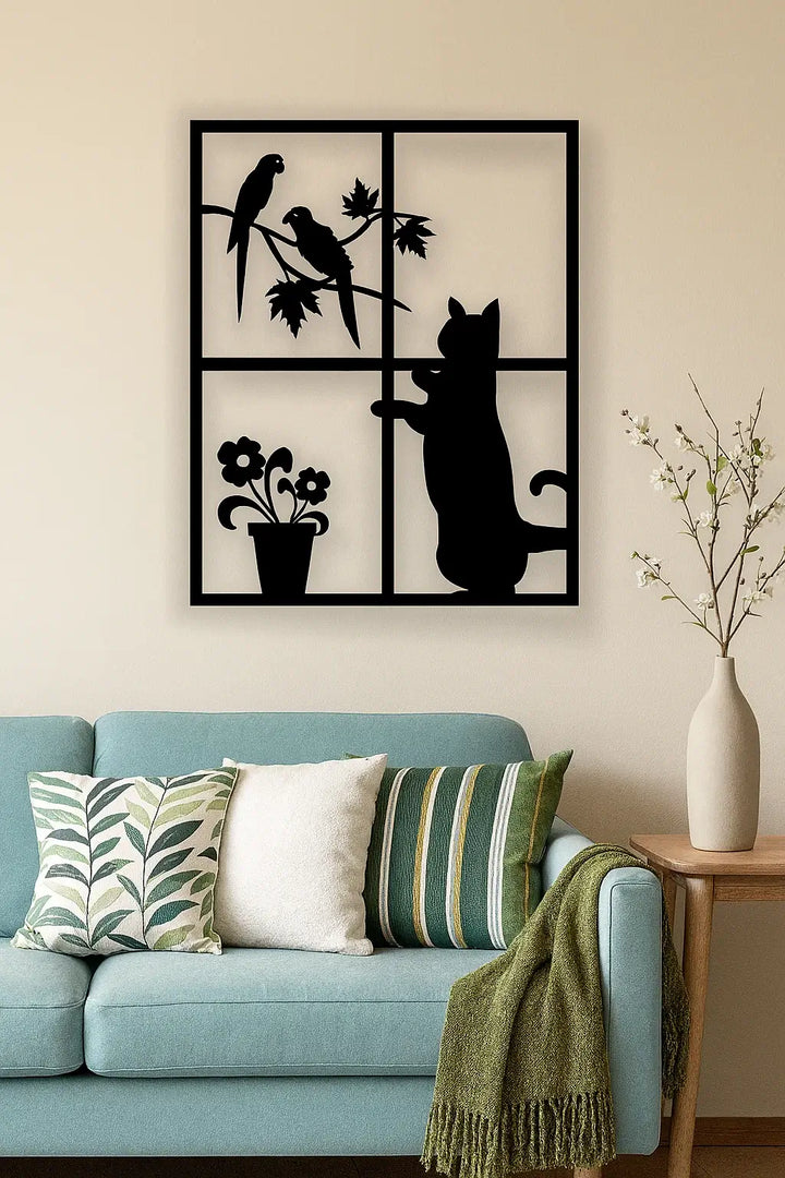 Curious Cat Wall Art