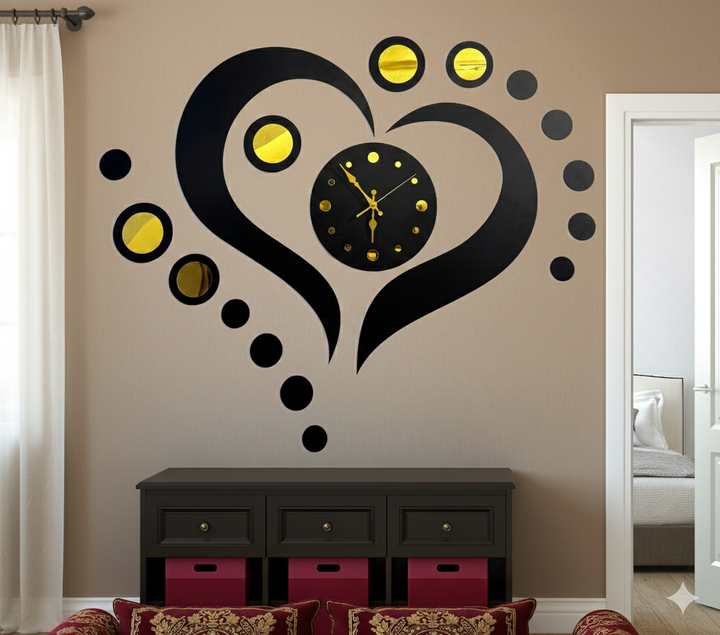 Heart Ring Wall Clock