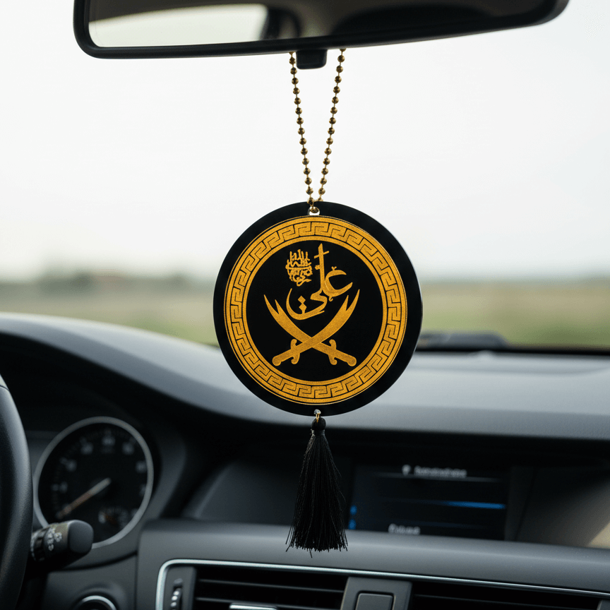 Ali Razi Allah Ta’ala & Ya Ali Madad Car Hanging