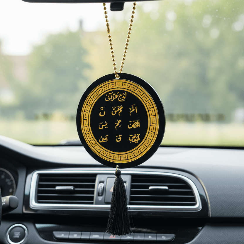 Loh-e-Qurani & Safar Ki Dua Car Hanging