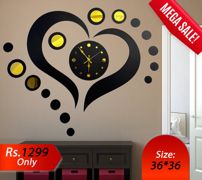 Heart Ring Wall Clock